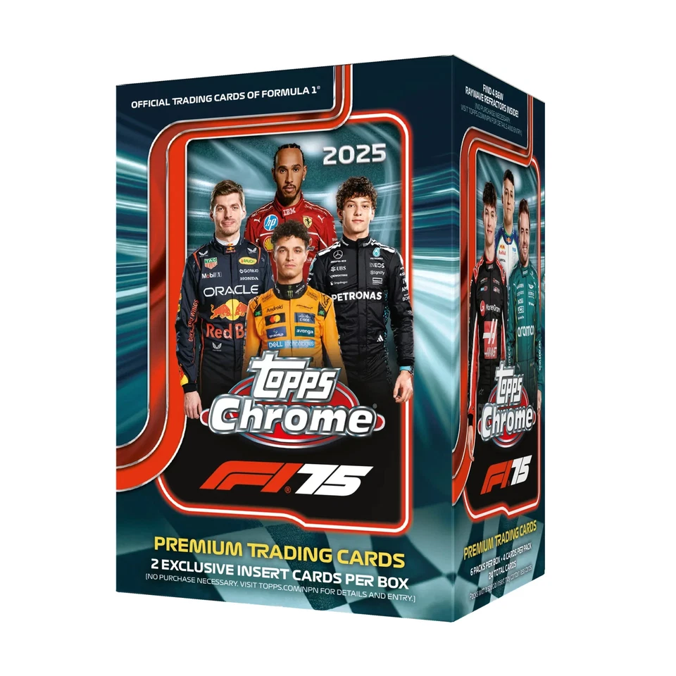 2025 Topps Chrome Formula 1 Value Box (PRE-ORDER)