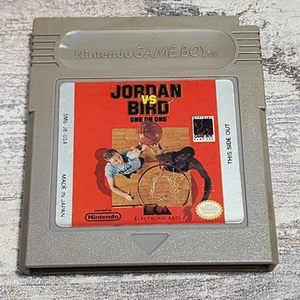 Jordan vs. Bird: One on One Game Boy Original Nintendo GB Authentic 3 Pt Dunk - Picture 1 of 11