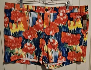 Pantalones cortos para mujer Merona talla 16/XL florales - Imagen 1 de 8