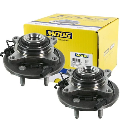 2pcs MOOG Front Wheel Hub Bearing For 2000-2006 Ford Expedition Navigator 4WD b4 Foto 1 de 4