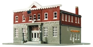WALTHERS LIFE-LIKE 4331382 1/87 HO Scale WOODLAWN POLICE STATION Bail Bonds KIT - Picture 1 of 8