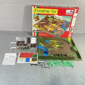 Vintage Britains Eventing Set 4714 – Boxed Equestrian Playset Made in England - Picture 1 of 12