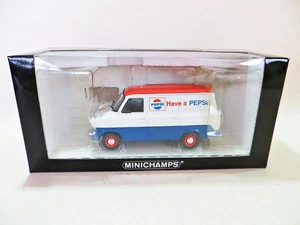 Minichamps '1971 Ford Transit Mk.1 Kastenwagen Van. PEPSI COLA' 1:43. RAR. MIB - Bild 1 von 6