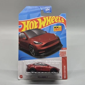 Tesla Model Y 3/12 Red Edition Target Exclusive 2023 Hot Wheels - Picture 1 of 5