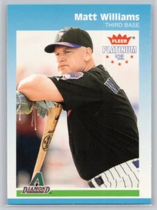 Fleer Platinum #89 Matt Williams Arizona Diamondbacks 2002 - Imagen 1 de 2