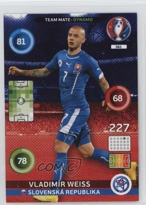 2016 Panini Adrenalyn XL UEFA Euro Team Mate - Dynamo Vladimir Weiss Rookie RC - Image 1 of 2