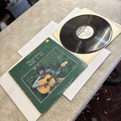 Michael Jackson, Music & Me LP - Textured Cover - Motown Rare White Label Promo! - Image 1 of 4