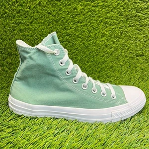Converse Chuck Taylor All Star High Womens Size 9 Green Athletic Shoes Sneakers - Picture 1 of 11