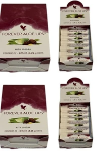 24 Pack Forever Living ALOE LIPS with Jojoba and Beeswax - FREE SHIPPING - Picture 1 of 9