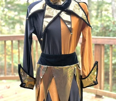 Cosido a medida, ¡Hecho en EE. UU.! Disfraz de bufón grande para adulto BalTogs Unitard Foto 1 de 4