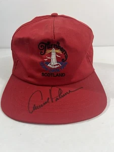 SOMBRERO DE GOLF FIRMADO POR EL CAMPEÓN ARNOLD PALMER MASTERS 123 ¡ABIERTO 1994!!! - Imagen 1 de 6