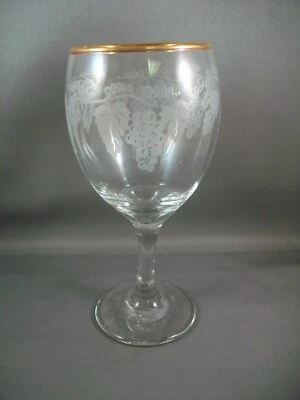 Copos de vinho CIRCLEWARE Melrose Collection aro dourado - Conjunto de 6 - NOVO NA CAIXA - Imagem 1 de 4