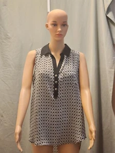 Neu mit Etikett HeartSoul Tunika-Top mit Knopfleiste L mit Brusttasche und kontrastierendem Kragen. - Bild 1 von 11