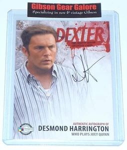 Tarjeta coleccionable autógrafa de Dexter Desmond Harrington temporada 4 firmada Breygent Quinn - Imagen 1 de 4