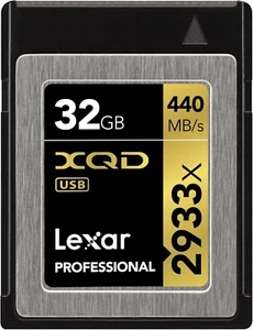 Lexar LXQD32CRBJP2933 32GB Professional 2933x XQD 2.0 Card - Picture 1 of 3
