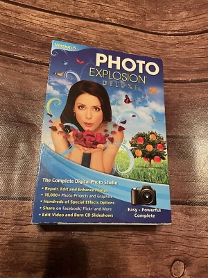 PHOTO EXPLOSION Deluxe Version 5 Photo Editing Software - Image 1 of 3