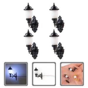 4 Pcs Wall Light Model Sand Table Decorative Lamp Miniature Lamps for Dollhouse - Picture 1 of 12