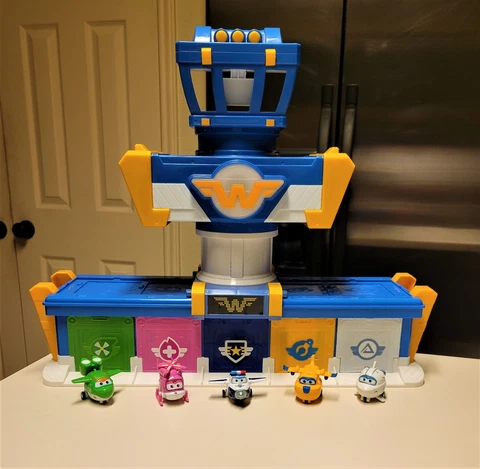 Super Wings Airport Adventures With Plane Characters Cover