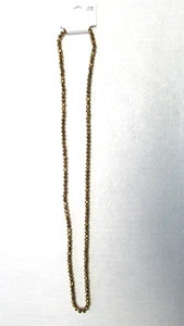 NUEVO TARGET Collar Cuerda Cuerda Cuentas Cristal Multi Facetado AURUM DORADO 18” - Imagen 1 de 5