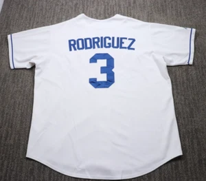 Texas Rangers Alex Rodriguez #3 Jersey Stitched Men's 2XL White DISTRESS VTG - Picture 1 of 15