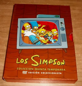 LOS SIMPSON 5ª TEMPORADA COMPLETA 4 DVD 22 EPISODIOS SOLO DESPRECINTADO R2 - Imagen 1 de 6