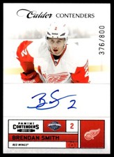 2012-13 PANINI CONTENDERS ROOKIE AUTO /800 Brendan Smith Detroit Red Wings #2