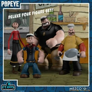 Action Figuren Set Popeye Iron Arm 5 Point Mezco - Bild 1 von 8