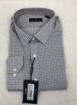 Camisa para hombre Hart Schaffner Marx azul manga larga abotonada - talla 2xb Foto 1 de 4