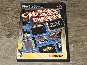 Midway Arcade Treasures PlayStation 2 PS2 Completo CIB Auténtico Disco Limpio - Imagen 1 de 3