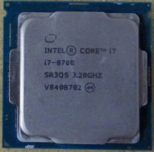 Procesador Intel Core i7-8700 3,2 GHz (4,6 Ghz Turbo TF) 6 núcleos LGA 1151 v2 - Imagen 1 de 1