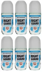 6x Right Guard Women Invisible Roll on 50ml - Picture 1 of 3
