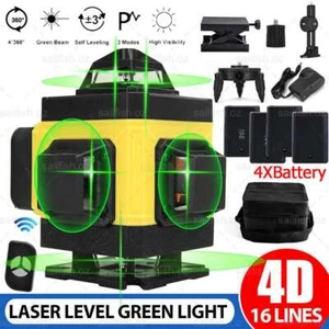 Professional Laser Level 4D 16 Line 360°Rotary Cross Self-Leveling Measure Tool - Picture 1 of 12