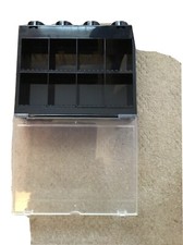 LEGO Minifigure 8 Compartment Display Case, Black