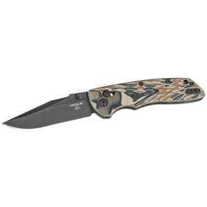 Hogue Clip Point Black Cerakote Finish-Mascus Dark Earth G10 Pocket Knife -24277 - Picture 1 of 3