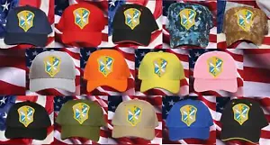 CAPPELLO TOPPA CAPPELLO COMANDO INTELLIGENCE E SICUREZZA ESERCITO AMERICANO ESERCITO DI UN VETERANO WOW - Foto 1 di 26