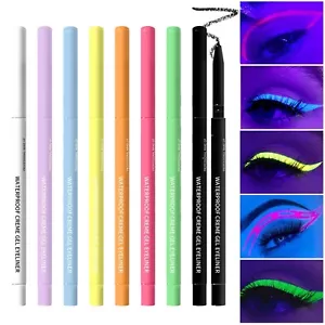 Lápiz delineador de ojos líquido colorido delineador de ojos gel pluma maquillaje impermeable de larga duración/ - Imagen 1 de 19