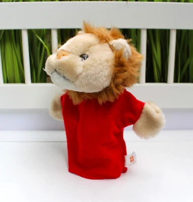 AIR MALTA LÖWE Handpuppe 24 cm Werbung Kuscheltier Stofftier Werbeartikel - Bild 1 von 3