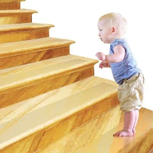 24''x4''non Slip Stair Treads Strips Safety Anti Slip Transparent Tape15packpr - Picture 1 of 8