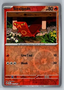 Pokemon Surging Sparks #027/191 Sizzlipede Reverse Holo - Picture 1 of 2