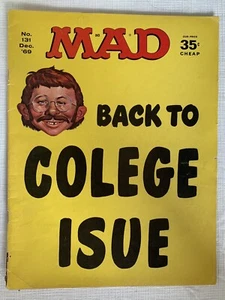Mad Magazine - Back to Colege Isue Issue 131 - December 1969 {Vintage} - Picture 1 of 3