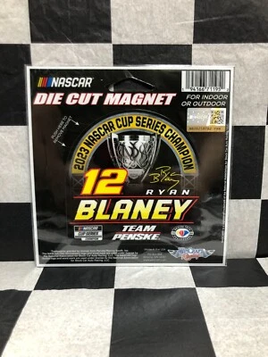 Ryan Blaney 2023 NASCAR Cup Series Champion 4.5x6 Inch Die Cut Frigerator Magnet - Image 1 of 2