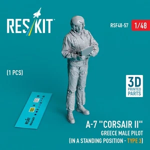A-7 Corsair II Greece male pilot (1 pcs) Scale Figurines 1:48 ResKit RSF48-0057 - Picture 1 of 3