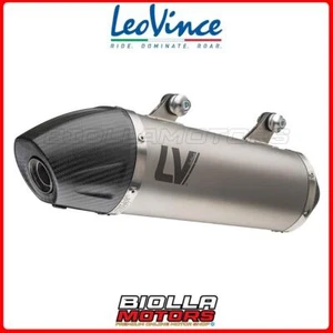 14434X LEOVINCE TERMINAL KAWASAKI KLR 650 2004 - X3 EVO STAINLESS STEEL 4T - Picture 1 of 5