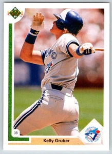 1991 UPPER DECK KELLY GRUBER TORONTO BLUE JAYS #374 - Picture 1 of 2
