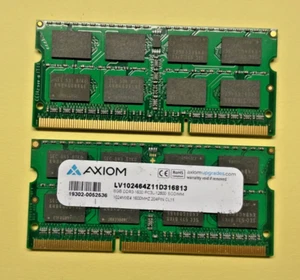 AXIOM 8GB DDR3-1600 PC3L-12800 SODIMM Laptop RAM – Tested & Working - Picture 1 of 2
