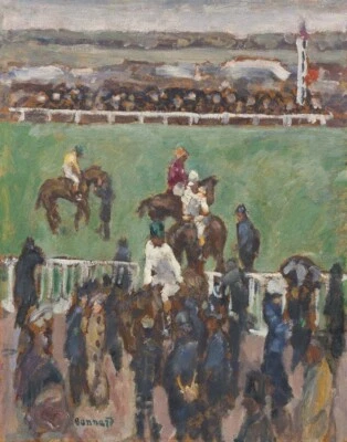 Impresión en lienzo Pierre Bonnard Longchamp 16 x 20 Foto 1 de 4