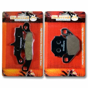 Pastillas de freno delanteras + traseras para Kawasaki Super Sherpa KL250 G / J Stockman [1997-2010] - Imagen 1 de 2