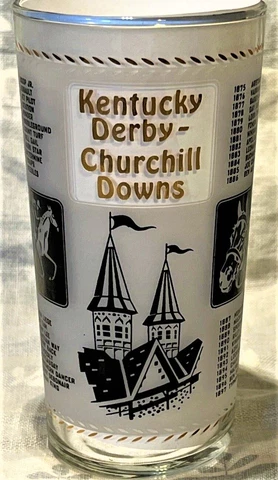 1967 KENTUCKY DERBY GLASS - IN MINT CONDITION Cover