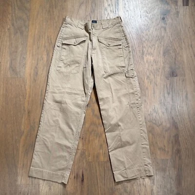 Vintage Gap Pants Mens S Brown Military Surplus Cargo Pockets Relaxed Fit Y2K - Image 1 of 4