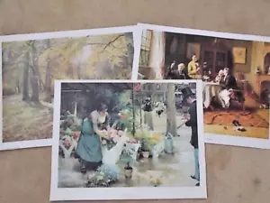 Colección de 3 impresiones artísticas clásicas grandes de 44 cm x 34 cm de calidad L18 - Imagen 1 de 4